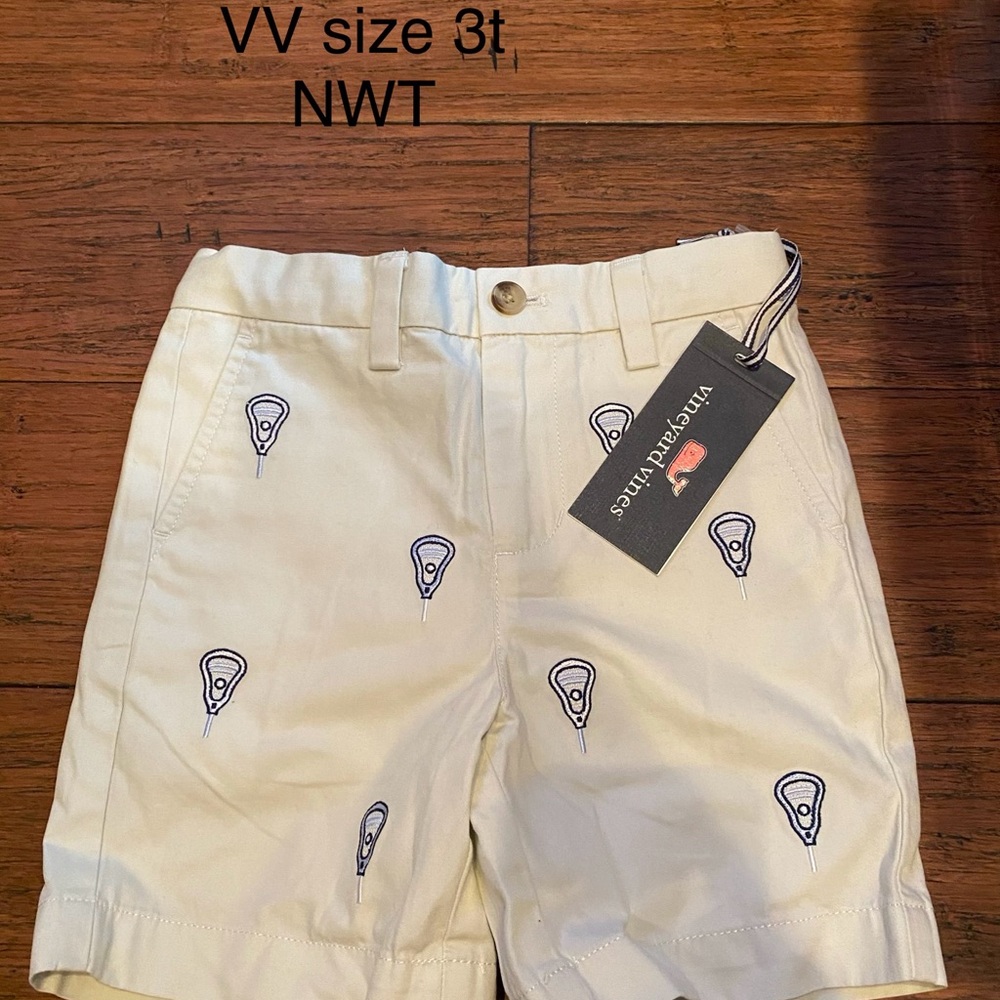 Vineyard Vines Boys Embroidered Lacrosse Shorts